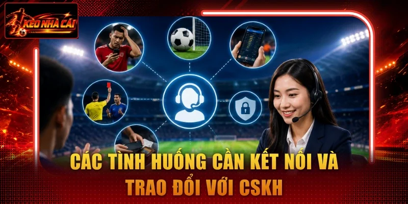 Các tình huống cần kết nối và trao đổi với CSKH
